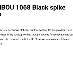 Tarus LED modern iluminat exterior IP65 BAMBOU 80cm 180514 universul-luminii.ro