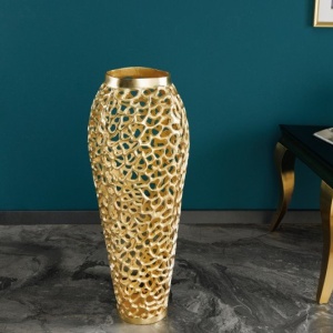 Vaza, Vas decorativ realizat manual Abstract Leaf 65cm - Img 6