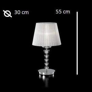 Veioza cristal Venezian PEGASO TL1 BIG 059259 44394 universul-luminii.ro