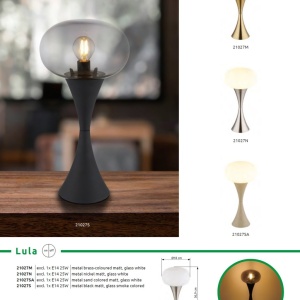 Veioza de masa metal negru LULA 250584 universul-luminii.ro