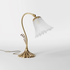 Veioza din alama stil Art Nouveau Floral