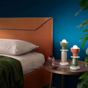 Veioza din ceramica design italian realizata manual BERIMBAU 216234 universul-luminii.ro