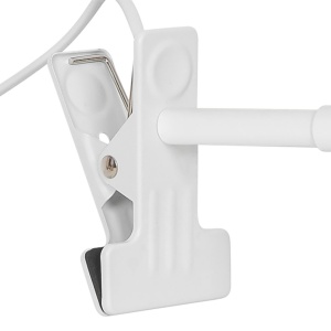 Veioza/ Lampa cu clips/ clema de birou Matis alb 167364 universul-luminii.ro