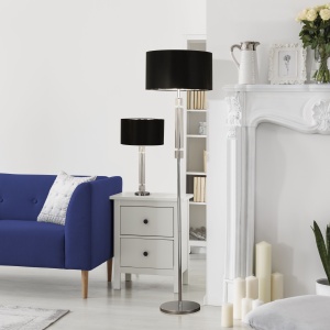 Veioza, Lampa de masa Chrome/glass EU9387CC SRT 83594 universul-luminii.ro