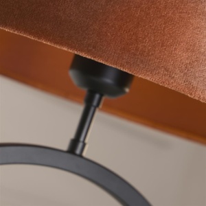 Veioza/Lampa de masa decorativa Elegant negru/orange - Img 4