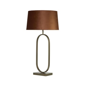 Veioza/Lampa de masa decorativa Modish bronz/orange - Img 3