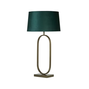 Veioza/Lampa de masa decorativa Modish bronz/verde - Img 4