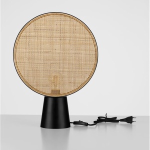Veioza/Lampa de masa decorativa ratan natural, TIERRA D 35cm 167614 universul-luminii.ro