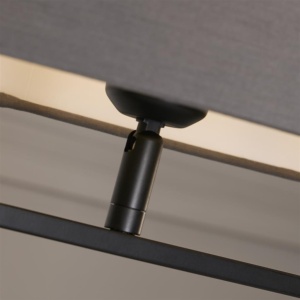 Veioza/Lampa de masa decorativa Sleek negru/gri - Img 4
