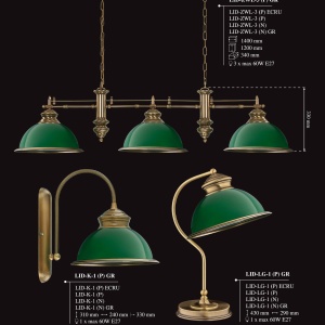 Veioza, lampa de masa design clasic realizata manual Lido 186394 universul-luminii.ro