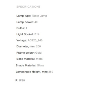 Veioza, Lampa de masa design decorativ Cipresso 100964 universul-luminii.ro