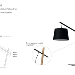 Veioza/Lampa de masa design decorativ GARDA 143744 universul-luminii.ro