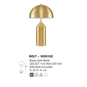 Veioza/Lampa de masa design decorativ modern BOLT 214244 universul-luminii.ro