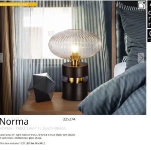 Veioza/Lampa de masa design modern Norma 182544 universul-luminii.ro