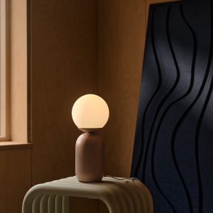 Veioza, lampa de masa design modern Notti roz - Img 6