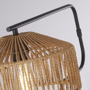 Veioza/Lampa de masa design natural iuta Belle 148024 universul-luminii.ro