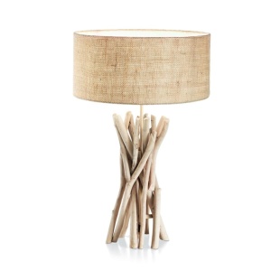 Veioza / Lampa de masa design rustic DRIFTWOOD TL1 129570
