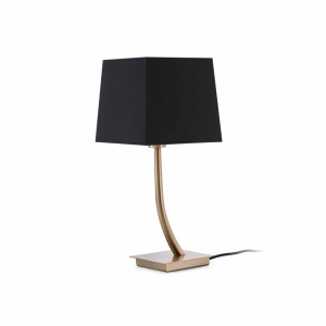 Veioza / Lampa de masa eleganta design clasic REM auriu/negru