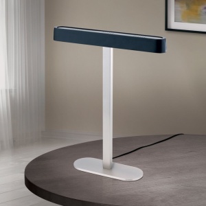 Veioza/Lampa de masa LED moderna AUFTAKT crom satin/negru 155674 universul-luminii.ro