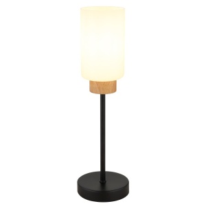 Veioza/ Lampa de masa metal si lemn ROWENA