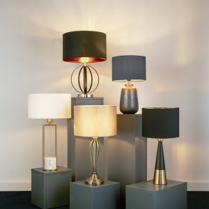 Veioza, Lampa de masa moderna Pyramid EU2743BGO SRT 80884 universul-luminii.ro