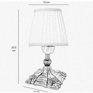 Veioza, Lampa de masa stil italian din alama Classic - Img 2
