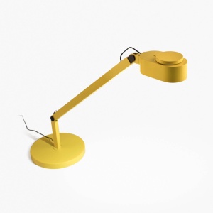 Veioza LED dimabila / Lampa de birou design ultra-modern INVITING galbena 215014 universul-luminii.ro