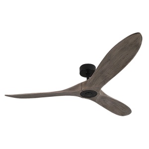Ventilator de tavan cu telecomanda Louwis lemn negru