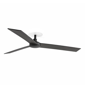 Ventilator incastrabil tavan cu telecomanda RUDDER 3 L negru/nuc