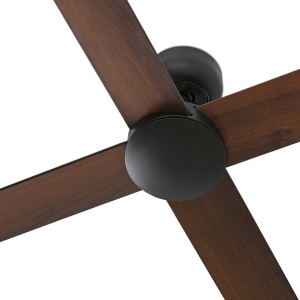 Ventilator tavan smart sistem TUYA si telecomanda RUDDER 4 L negru/nuc - Img 4