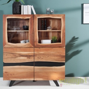 Vitrina design industrial Amazonas 140cm, salcam A-38330 VC - Img 4
