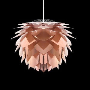 Abajur modern Silvia medium 50cm, cupru 175895 universul-luminii.ro