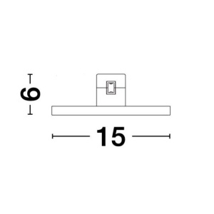 Accesoriu Libo 6W, Corp de iluminat pentru sistemul magnetic-decorativ MAGNA 192505 universul-luminii.ro