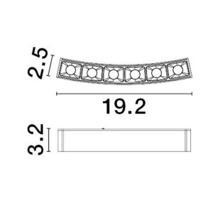 Accesoriu, Modul LED pentru sina magnetica Halo diametru 120cm 162085 universul-luminii.ro