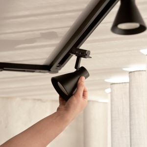 Accesoriu, Spot directionabil Eik negru, pentru sina Nordlux Link 167065 universul-luminii.ro