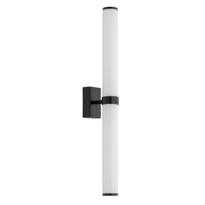 Aplica baie LED, Protectie IP44 otel negru, sticla BATUMI 8927