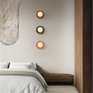 Aplica baie protectie IP44, Portelan mocha, ORBIQUE 22cm 168335 universul-luminii.ro