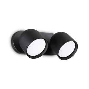 Aplica cu 2 Spoturi stil modern minimalist Dodo ap2 negru