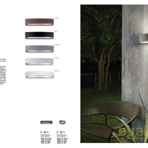 Aplica cu iluminat up-and-down IP55 ANDROMEDA AP2 GRIGIO 163543 - Img 3