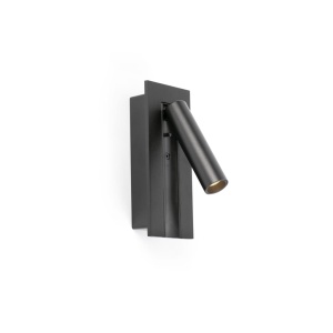 Aplica cu reader LED directionabil stil minimalist GABO negru - Img 3