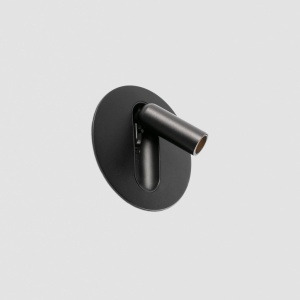 Aplica cu reader LED directionabil stil minimalist TIMIT negru - Img 2