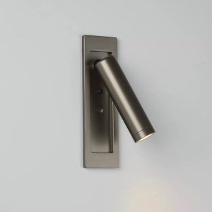 Aplica cu reader LED incastrabila perete Marylebone bronz