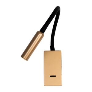 Aplica cu reder LED directionabil Mamba auriu - Img 3