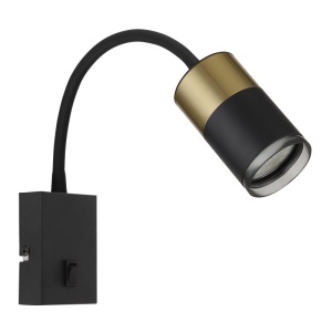 Aplica cu Spot directionabil BRISBON negru/cupru 157965 universul-luminii.ro
