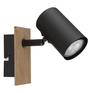 Aplica cu Spot directionabil LINCA natur/negru 162175 universul-luminii.ro