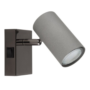 Aplica cu Spot directionabil metal negru gri ROBBY 249385 universul-luminii.ro