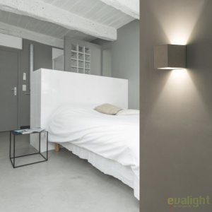 Aplica de perete ambientala design minimalist KAMEN gri 63312 51465 universul-luminii.ro
