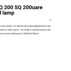 Aplica de perete ambientala design natural OTTON SQ 200 in 127105 universul-luminii.ro