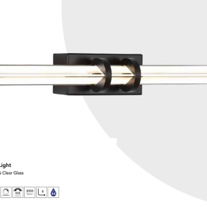 Aplica de perete baie cu protectie IP44 Parma LED 158825 universul-luminii.ro