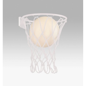 Aplica de perete camera copii BASKETBALL alb 220555 universul-luminii.ro